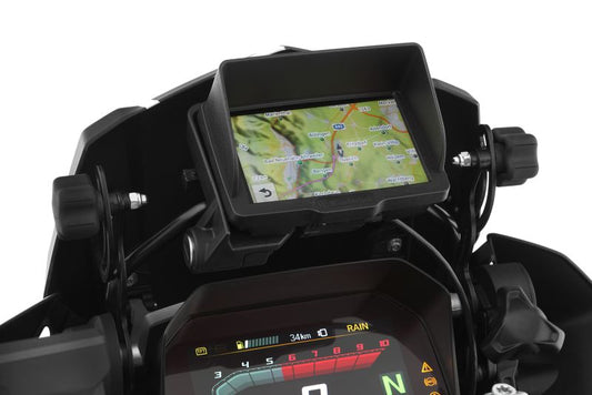 Wunderlich BMW Motorrad Ergonomics - Device Glare Shield - Navigator V - black - 21070-202