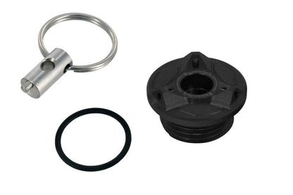 Wunderlich BMW Motorrad Ergonomics - Oil Filler Plug (with Key) - Black - 35990-102