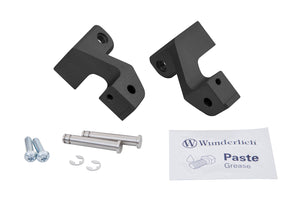 Wunderlich BMW R 1300 GS Ergonomics - Passenger Footrest Lowering Kit - Black - 13321-002
