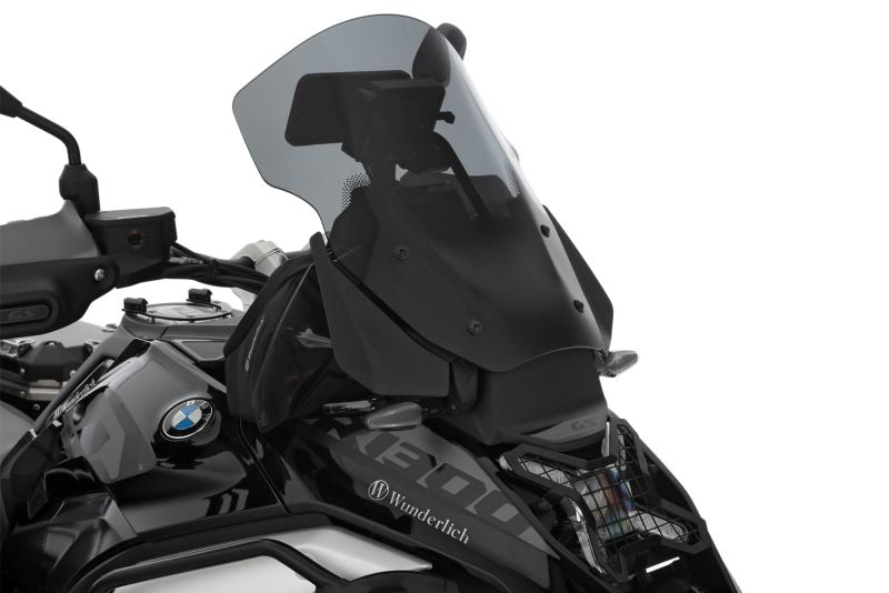 Wunderlich BMW R 1300 GS Screen - Touring-Sport Windshield - smoked grey - 13152-002
