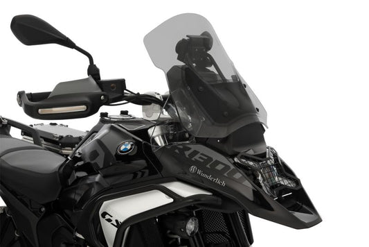 Wunderlich BMW R 1300 GS Screen - Windshield Marathon - Smoked Grey - 13151-002