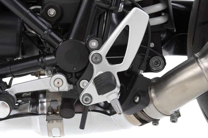 Wunderlich BMW R Nine T Ergonomics - Footrest Lowering Kit - Black - 31430-802