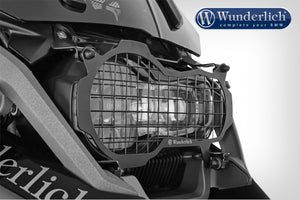 Wunderlich BMW R Series GS Protection - Headlight Guard Foldable (Metal) - Black - 20420-402