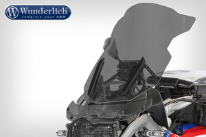 Wunderlich BMW R Series GS Screens - Pane Deflector - Smoked Grey - 42711-106