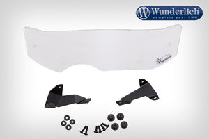 Wunderlich BMW R Series GS Screens - Pane Deflector - Smoked Grey - 42711-106