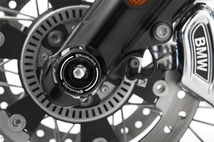 Wunderlich BMW R-Series Protection - Slider Axle (Front) - Black - 11890-002