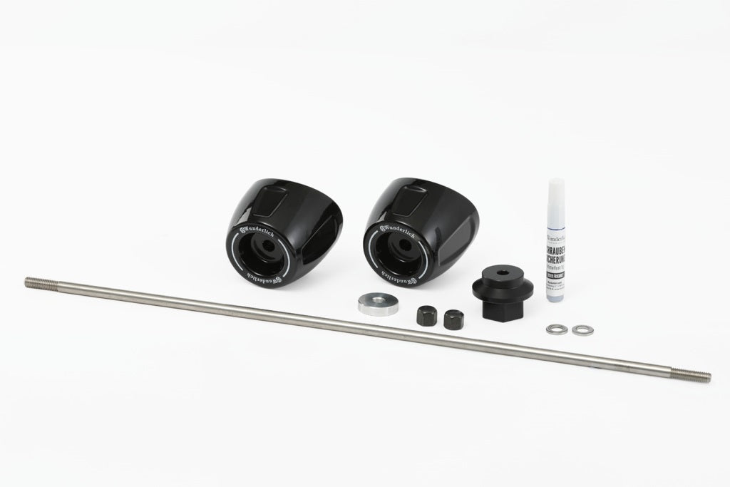 Wunderlich BMW R-Series Protection - Slider Axle (Front) - Black - 11890-002