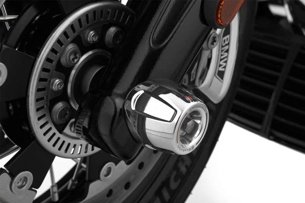 Wunderlich BMW R-series Protection - Slider Axle (front) - Chromed - 11890-000
