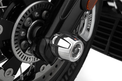 Wunderlich BMW R-series Protection - Slider Axle (front) - Chromed - 11890-000