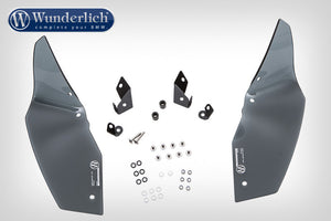 Wunderlich BMW R1200GS Protection - Wind Deflector FLAPS (Ergo) Smoked Grey-20520-102