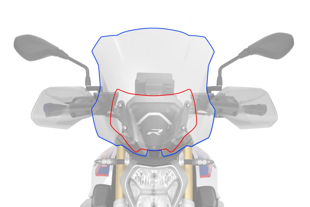 Wunderlich BMW R1200R Screens - Touring(Clear)-30450-101