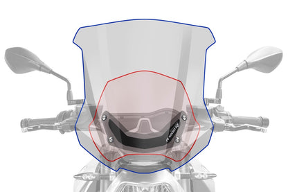 Wunderlich BMW R1200R Screens - Touring(Smoked Grey)-30450-102