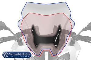 Wunderlich BMW R1250RS Screen - Windscreen Marathon(Smoked Grey)-43956-112
