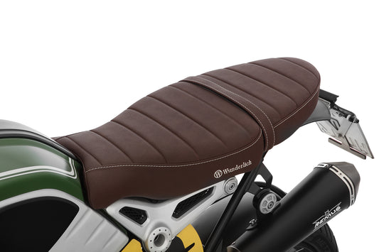 Wunderlich BMW RNineT Ergonomics - Seat Rider-Passenger (Brown)-44118-113