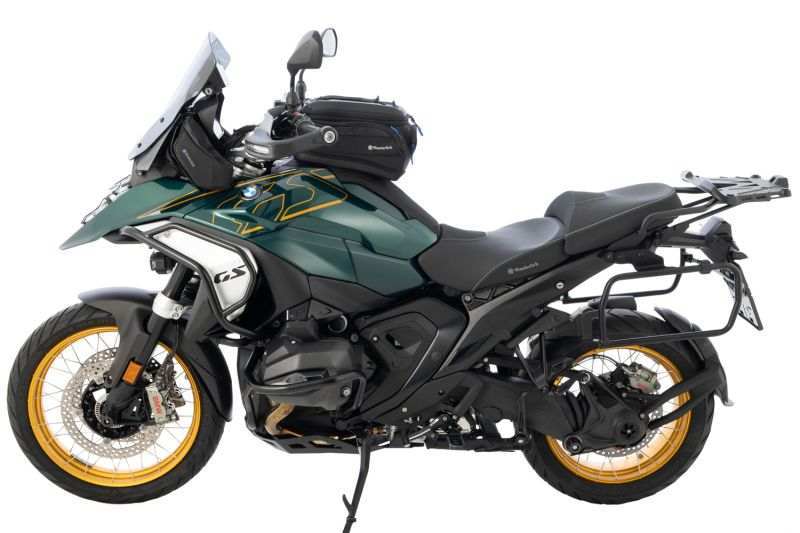 Wunderlich-Frame Protection Cover Caps (8-piece) For BMW R1300 GSA Styling (Black)-13080-002