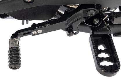 Wunderlich-Levers Adjustable Gear Lever (Clever Lever) For BMW R1300 GSA (Black)-13340-002