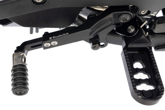 Wunderlich-Levers Adjustable Gear Lever (Clever Lever) For BMW R1300 GSA (Black)-13340-002