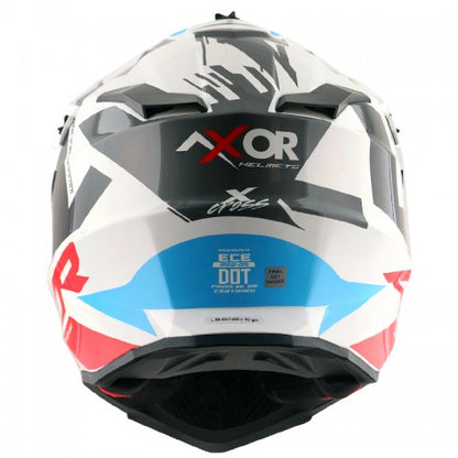 Axor X Cross X1 White Red - Riders Junction