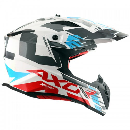 Axor X Cross X1 White Red - Riders Junction