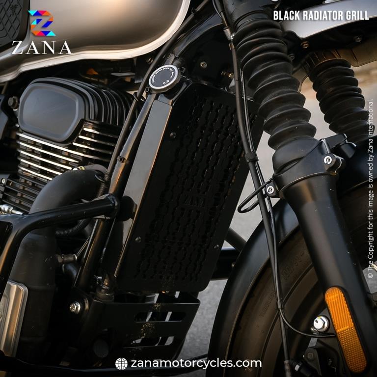 YEZDI ADVENTURE RADIATOR GRILL HONEYCOMB (BLACK) - ZI-8171 - Riders Junction