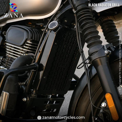 YEZDI ADVENTURE RADIATOR GRILL HONEYCOMB (BLACK) - ZI-8171 - Riders Junction
