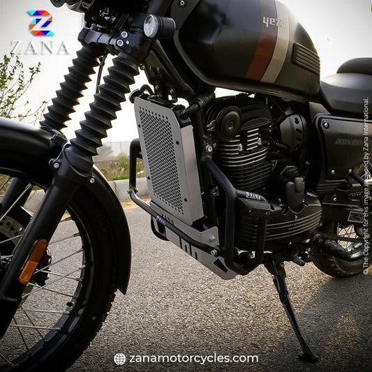 YEZDI Adventure Leg Guard with Slider Black(LOWER)