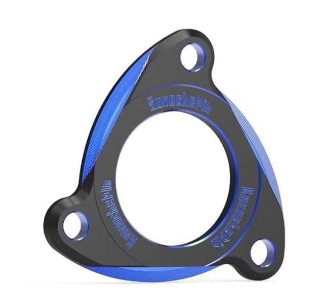 Yamaha Aerox Accessories Aerox Cnc Arm Axle Wheel Hub Bearing Holder (Blue)