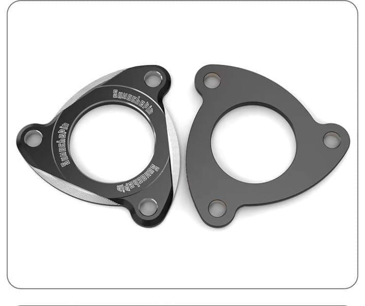 Yamaha Aerox Cnc Arm Axle Wheel Hub Bearing Holder (Silver)