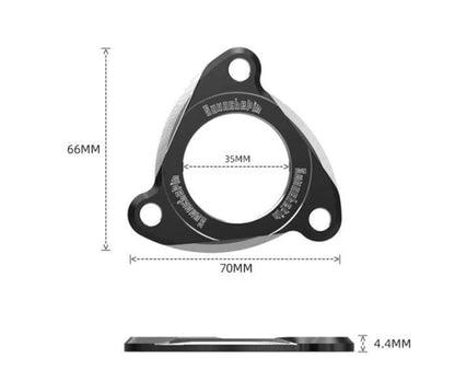 Yamaha Aerox Accessories Aerox Cnc Arm Axle Wheel Hub Bearing Holder (Silver)