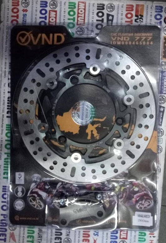 Yamaha Aerox Accessories India Yamaha Aerox CNC Disc Plate Front-Black