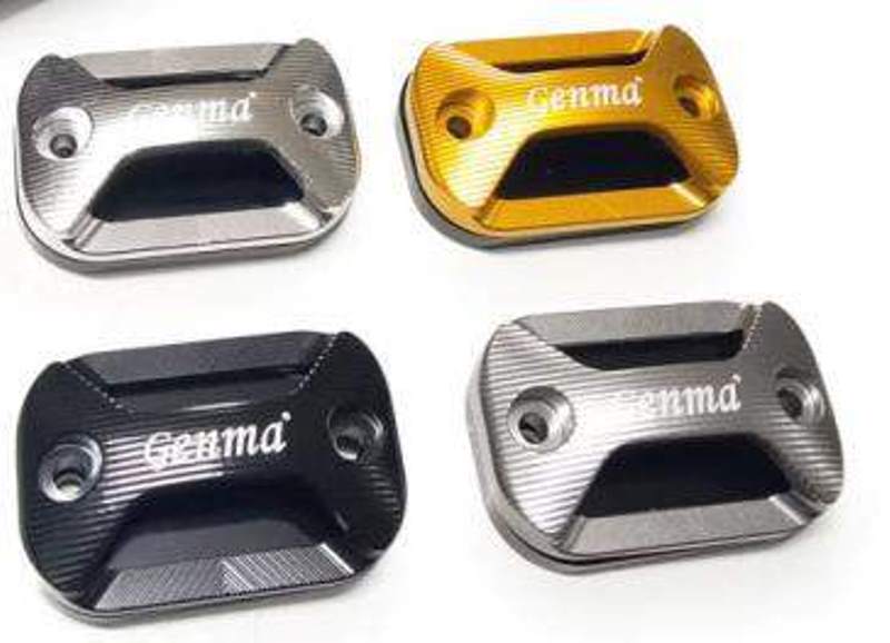 Genma Yamaha Aerox Front Master Cylinder Cap-Grey