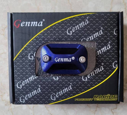 Genma Yamaha Aerox Front Master Cylinder Cap-Blue