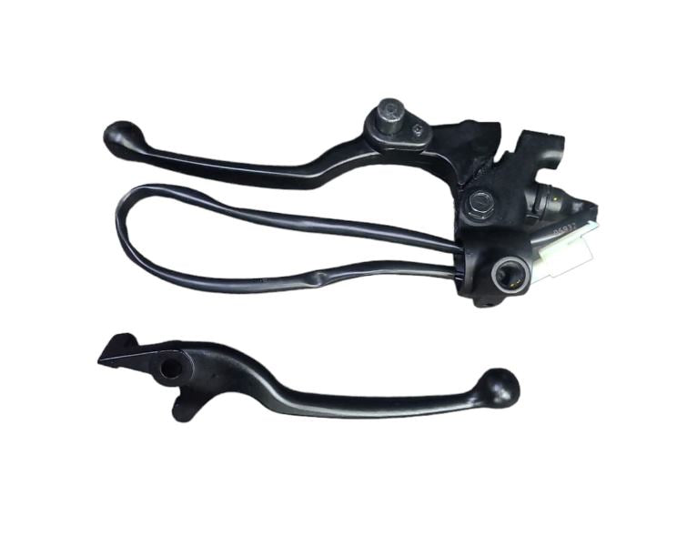 Yamaha Aerox Accessories India Yamaha Aerox Lever Set Black Color With Smart Brake Lock Function