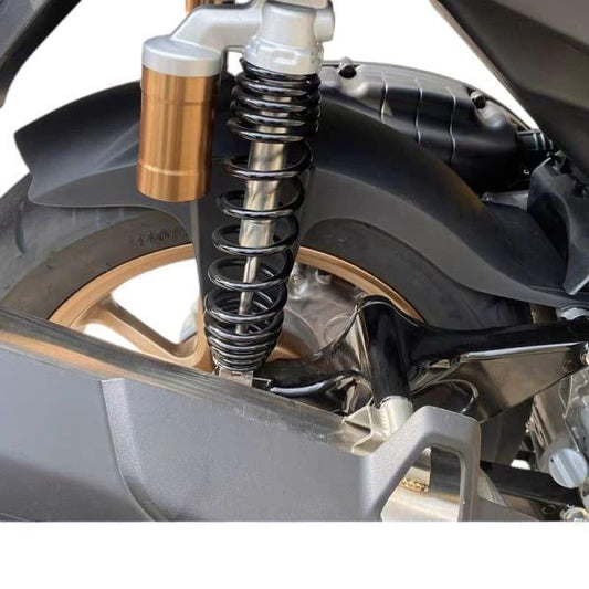 Yamaha Aerox Accessories India Yamaha Aerox Tyre Fender Hugger Imported-Black