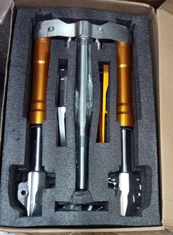 Yamaha Aerox Accessories India Yamaha Aerox Upside Down Fork Assembly Golden