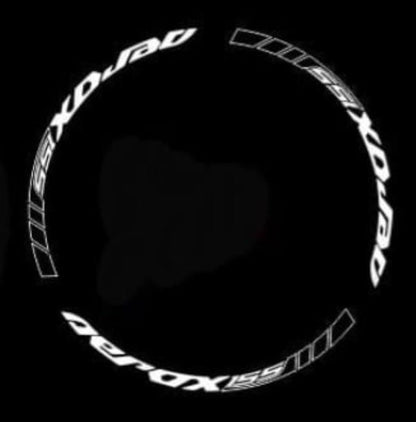 Yamaha Aerox Accessories India Yamaha Aerox Wheel Rim Tape (White Black)