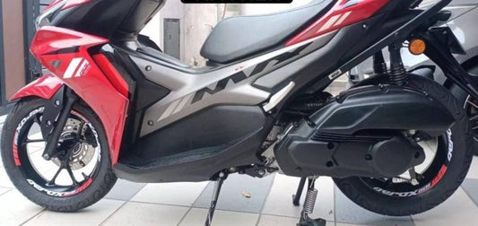 Yamaha Aerox Accessories India Yamaha Aerox Wheel Rim Tape (White Silver)