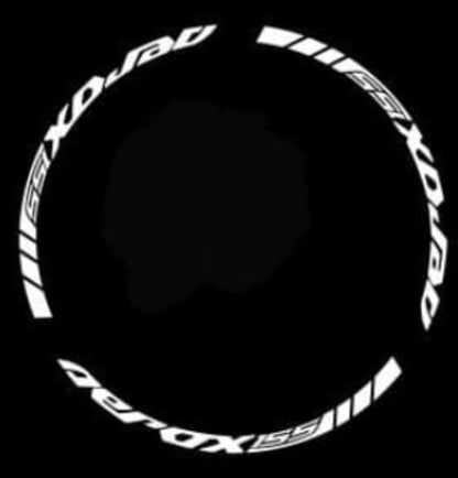 Yamaha Aerox Accessories India Yamaha Aerox Wheel Rim Tape (Full White)