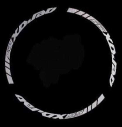 Yamaha Aerox Accessories India Yamaha Aerox Wheel Rim Tape (White Silver)