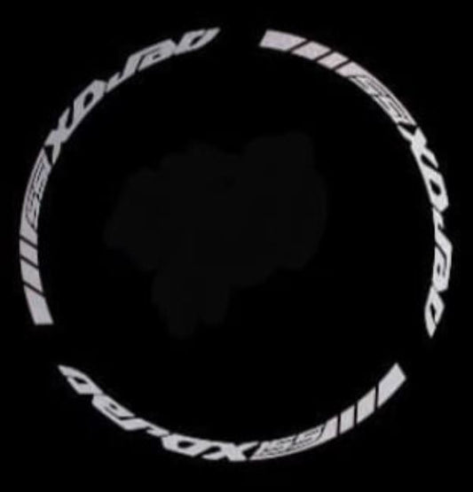 Yamaha Aerox Accessories India Yamaha Aerox Wheel Rim Tape (White Silver)