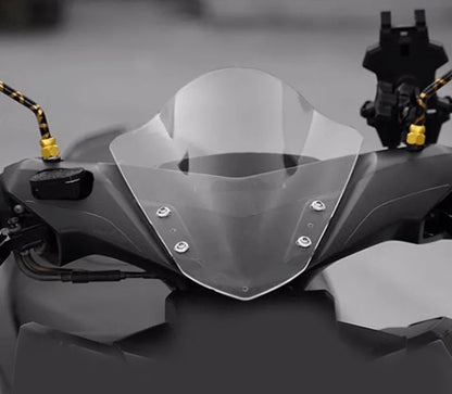 Yamaha Aerox Accessories India Yamaha Aerox Windshield Visor Glass Bubble Type