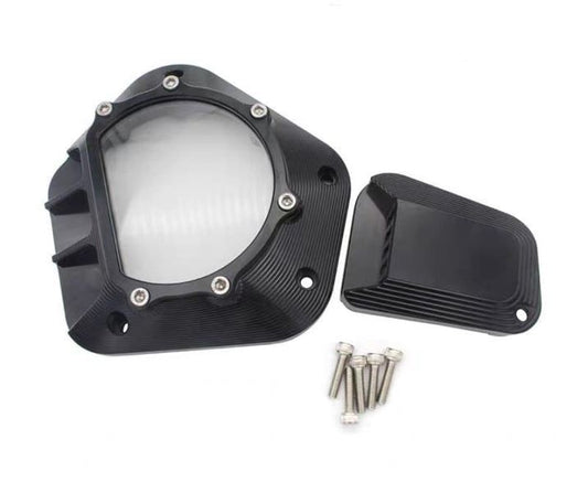Yamaha Aerox Accessories Yamaha Aerox Clutch Cover Clear CNC CVT Cover Clear Case CNC (Black)