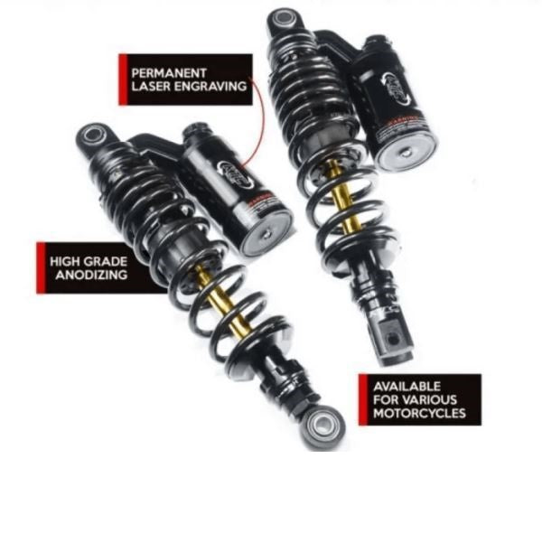 Yamaha Aerox Accessories Yamaha Aerox Rear Shock Absorber 305mm Black