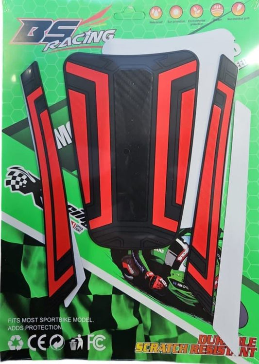 Yamaha Aerox Accessories Yamaha Deck Pad Aerox 155 Tank Grip Rubber (Red)