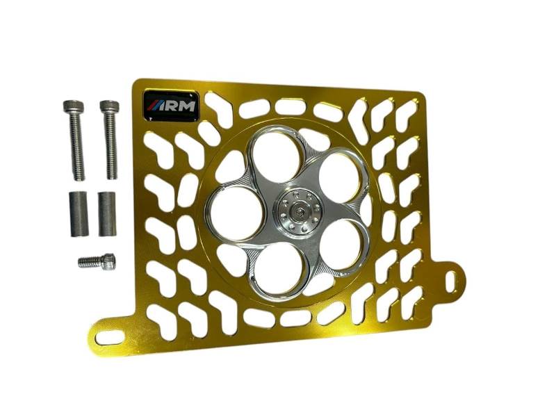 Yamaha Aerox Cnc Radiator Grill Radiator Guard Cnc (Golden)