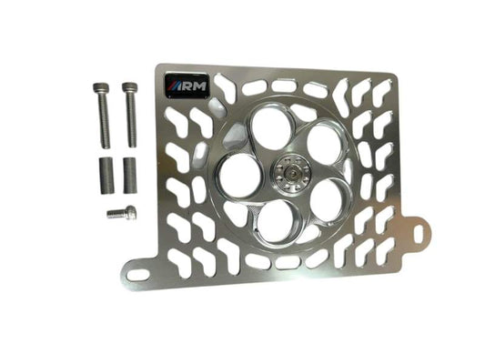 Yamaha Aerox Cnc Radiator Grill Radiator Guard Cnc (Silver)