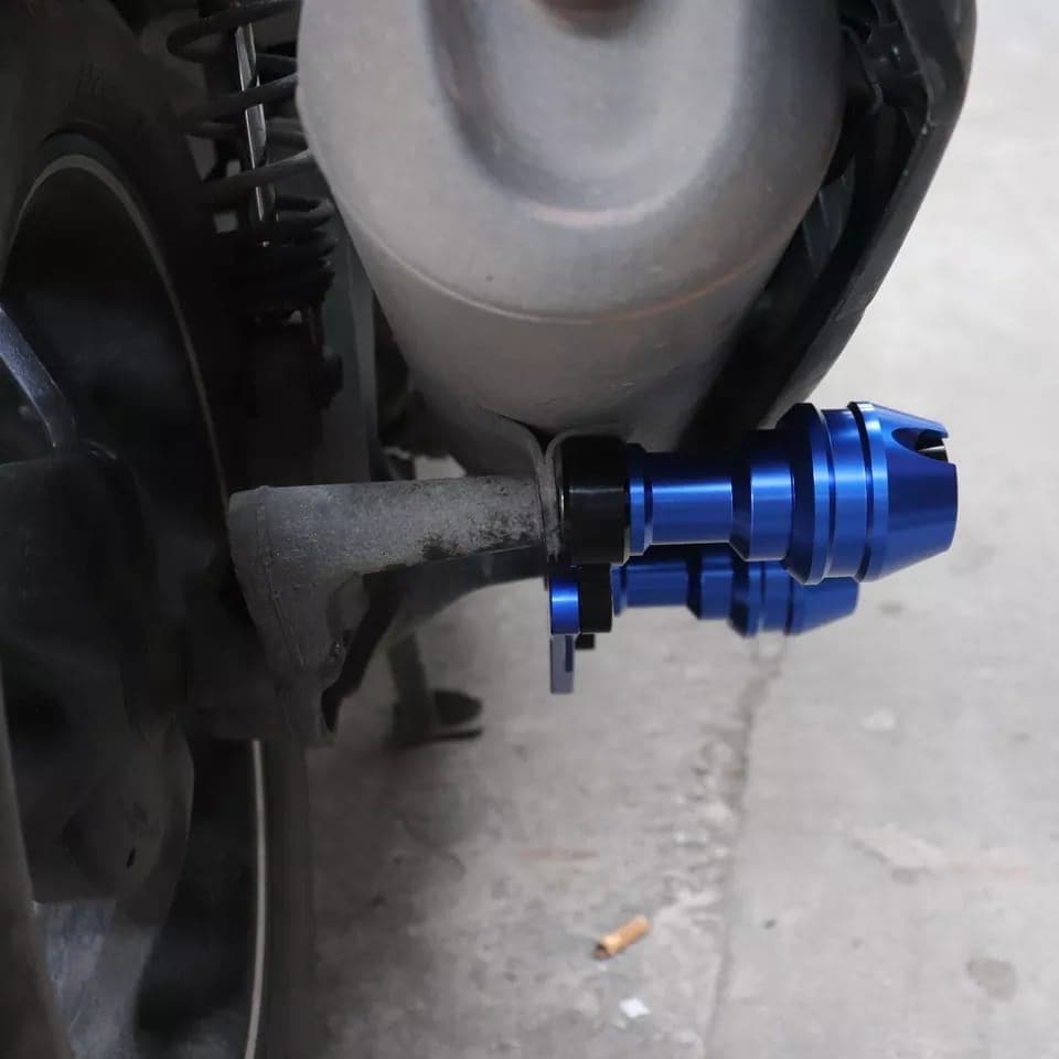 Yamaha Aerox Exhaust Slider - Anti Crash Protector - Riders Junction