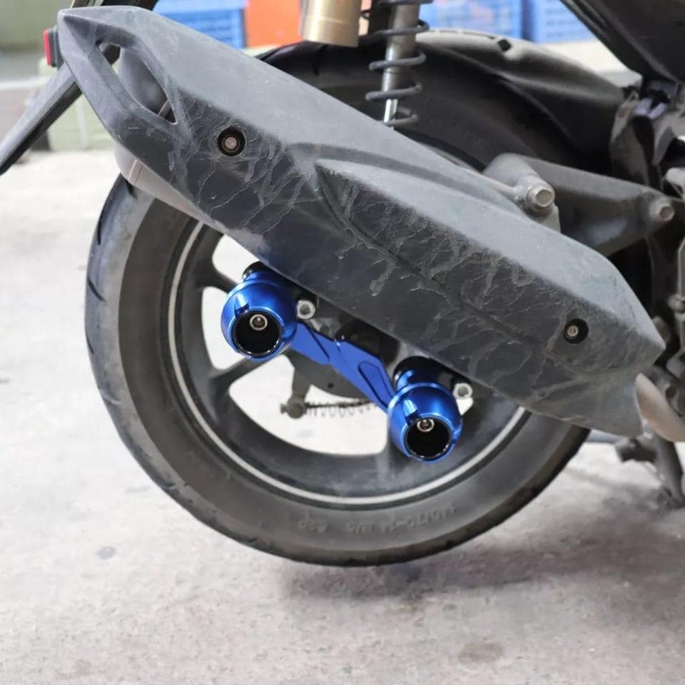 Yamaha Aerox Exhaust Slider - Anti Crash Protector - Riders Junction