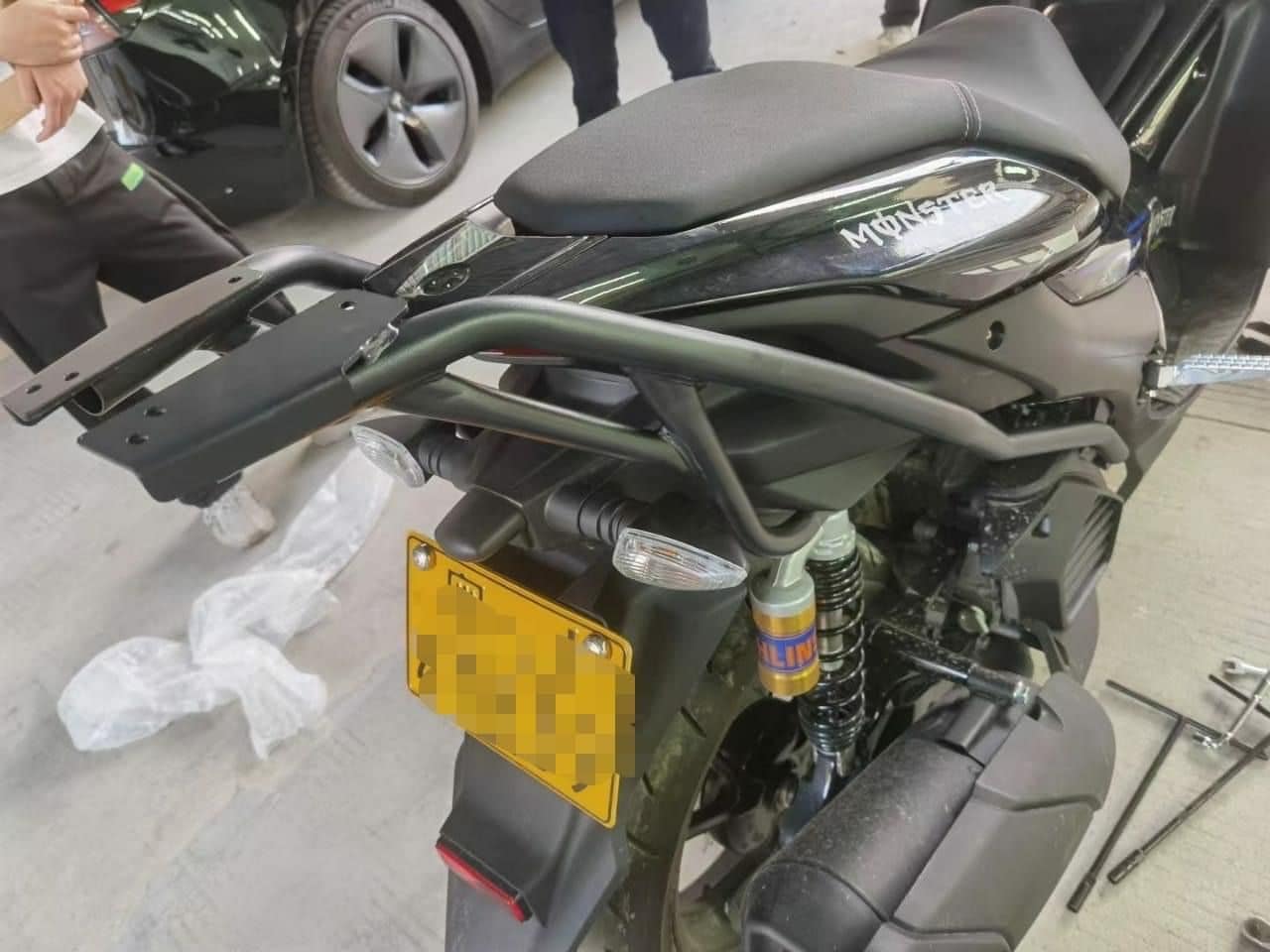 Yamaha Aerox 155 Luggage Rack without Plate - Heavy Duty - Riders Junction