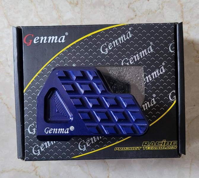 Genma Yamaha Aerox Tripod Centre Stand Plate-Blue